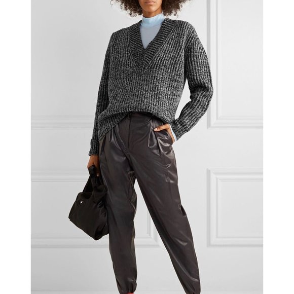 $480 Acne Studios Keborah wool v neck sweater size small - Picture 2 of 9